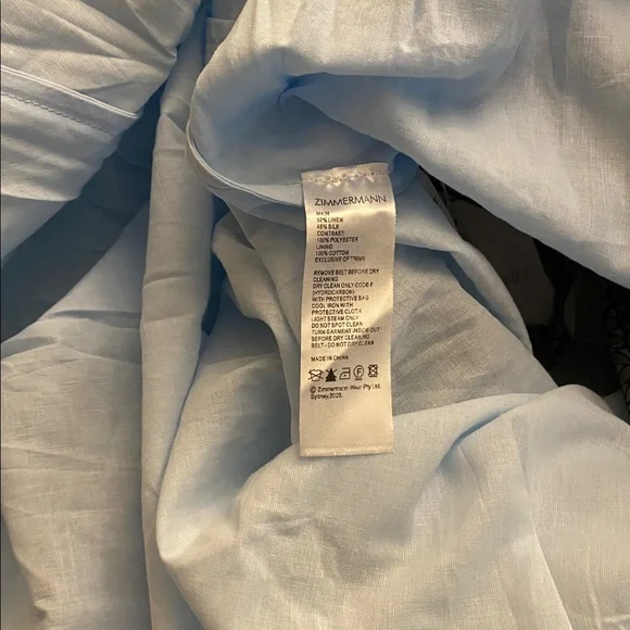 Zimmermann Light Blue Paisley Maxi Skirt - Picture 6 of 7